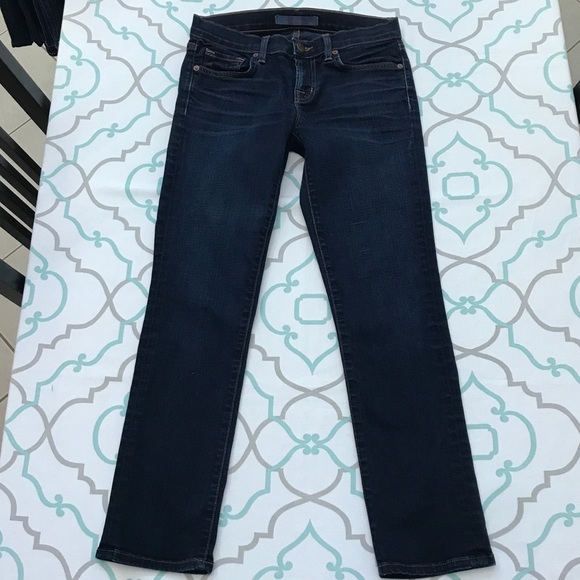 💙👖AWESOME! J BRAND! CROP!👖💙26 1/2 26” DARK! - Picture 6 of 8
